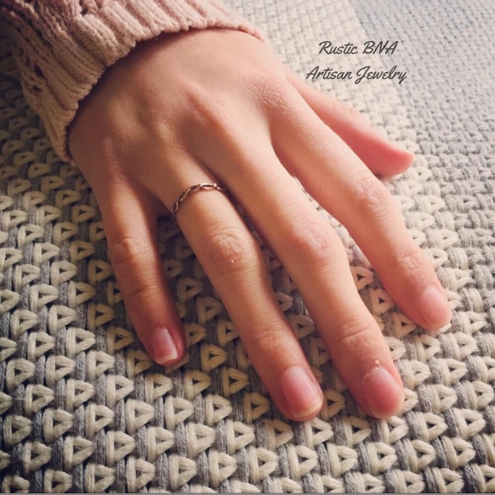 ✨Copper Ring Dainty Minimalist Stackable Handmade